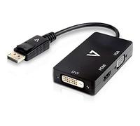 V7 V7dp-vgadvihdmi-1e Adaptateur DisplayPort (M) vers VGA, HDMI ou DVI (F)