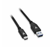 V7 V7U3.1AC-1M-BLK-1E Câble USB3.1 A vers USB-C 1m noir