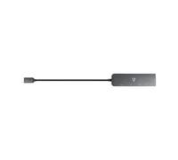 V7 Hub combiné USB/Ethernet V7 V7UCRJ25GHUB-BLK
