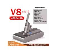 (V8 4000mAh)con 6000mAh 21.6V Batterie for Dyson V6 V7 V8 V10 V11Series SV03 DC62 SV11 SV10 SV12 SV14 SV15 Handheld Vacuum Cleaner Spare battery