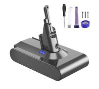 V8 Batterie de Remplacement pour Dyson 6,0Ah V8 Absolute Animal Fluffy Motorhead (2 filtres + 1 Tournevis + 3 vis + 1 Brosse)