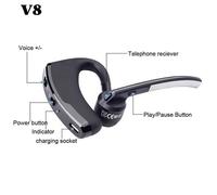 V8 Bluetooth écouteur casque sans fil micro casque audiophile casque d'affaires écouteurs pour iPhone Samsung Huawei Xiaomi-V8