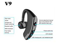 V8 Bluetooth écouteur casque sans fil micro casque audiophile casque d'affaires écouteurs pour iPhone Samsung Huawei Xiaomi-V9