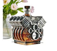 V8 Décanteur à whisky - Bouteille d'alcool portable polyvalente en forme de moteurs pour bar, décoration de vin, fête des pères, Saint-Valentin, mariage | fête des pères, Saint-Valentin, mariage