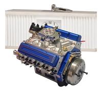 V8 Engine Model, Mechanical Display Piece for Learning and Decoration, Realistic Toy, Educational Stem Toy Gift, for Son, Teens, Class, Family, Friends, Youth, Daughter