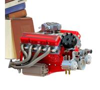 V8 Engine Model, Mechanical Display Piece for Learning and Decoration, Realistic Toy, Educational Stem Toy Gift, for Son, Teens, Class, Family, Friends, Youth, Daughter