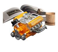 V8 Engine - Scale Engine Kit - Engines Model Kits, with Sound Module, Instructions and 100 Page Accompaniment Book, Realistic Internal Combustion Engines Model Kit