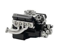 V8 Model Engine Kit pour adultes | Kit de modèle scientifique de moteur de voiture réaliste - Jouets décoratifs STEM, jeux éducatifs pour l'apprentissage de l'ingénierie, collection pour adultes