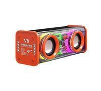 V8 Transparent Bluetooth Speakers Rgb Light Wireless Outdoor Sports Bluetooth Audio Tws Subwoofer S