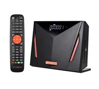 V8 UHD 4K récepteur Satellite numérique UHD, FTA H.265 TV Sat decodeur dv b-S/S2/S2X+T/T2/Fil/ISDB-T/ATSC-C, WiFi 2.4G intégré, Prise en Charge de la Carte à Puce CA, Biss Volume Automatique..