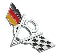 V8 US et Racing Drapeau Emblème Decal 3D Badge Adhésif signalétique pour Universal Car Styling Tronc Tailgate