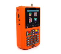 V9 Finder Détecteur de Satellite numérique LCD 3,5 Pouces DVB-S/S2 H.265 Localisateur de signaux(Oranje)