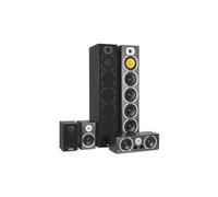 V9B Pack 5 enceintes HiFi home cinema son surround 88dB 440W RMS - noir