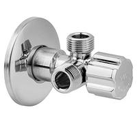 VA Albertoni Vanne double coudée DN 15-1/2 avec deux sorties 3/8 D441094