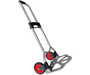 VA-Cerulean Diable pliable jusqu'à 60 kg - Avec poignée extensible - Pour le camping et les courses