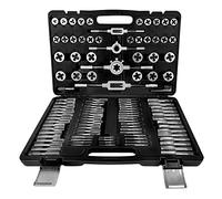 VA-Cerulean Kit de taraudage de 110 pièces avec coffret en plastique, métrique M2-M18, coffret à outils pour les bricoleurs et les professionnels
