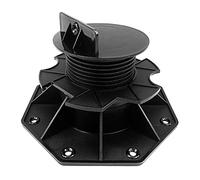 VA-Cerulean Lot de 10 pieds de terrasse réglables en hauteur de 60 à 140 mm, pieds de terrasse pour palier de terrasse, WPC, lames de terrasse, sous-construction