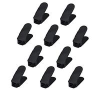 VA-Cerulean Lot de 30 Étagères à Chaussures Rangement à Chaussures Réglables en Polypropylène à Double Couche, Antidérapantes, 3 Hauteurs, Peu Encombrantes (Noir, 30 Pièces)
