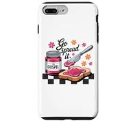 Va Diffuser l'Évangile, Une Confiture chrétienne Amusante et Une Foi en Pain Coque pour iPhone 7 Plus/8 Plus