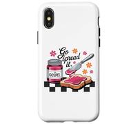 Va Diffuser l'Évangile, Une Confiture chrétienne Amusante et Une Foi en Pain Coque pour iPhone X/XS