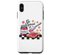 Va Diffuser l'Évangile, Une Confiture chrétienne Amusante et Une Foi en Pain Coque pour iPhone XS Max