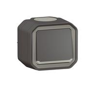 Interrupteur ou VV complet - saillie - étanche - gris - Plexo LEGRAND