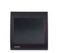 SIEMENS Va et Vient Anthracite Delta Iris + Plaque basic Anthracite