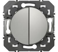 Va et vient et poussoir composable Dooxie Legrand - Aluminium