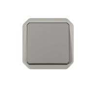 Va-et-vient étanche composable Plexo 1 poste gris Legrand