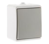 Va et vient IP54 - Gris clair - Zenitech