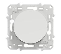 Va-et-vient lumineux ou témoin - 10 A - LED orange - Blanc - Odace 2011 - S520263 - Schneider