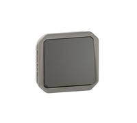 va et vient ou interrupteur - 10a - anthracite - composable - legrand plexo 069801l