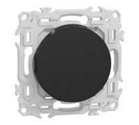Va-et-vient ou poussoir 10AX - noir onyx - Odace II SCHNEIDER