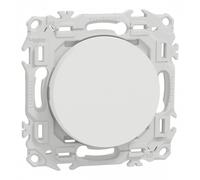 Va-et-vient ou poussoir 10AX - blanc craie - Odace II SCHNEIDER