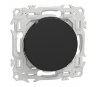 Va-et-vient ou poussoir 10AX - noir onyx - Odace II SCHNEIDER