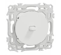 Va-et-vient ou poussoir à levier - 10AX - blanc craie - Odace II SCHNEIDER