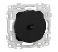 Va-et-vient ou poussoir à levier - 10AX - noir onyx - Odace II SCHNEIDER