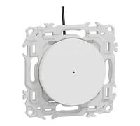 Va-et-vient ou poussoir lumineux 10A - LED verte 0,15mA - blanc - Odace II SCHNEIDER