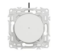 Interrupteur Va-et-vient - Schneider - Odace - Lumineux - Blanc Mat - LED Verte