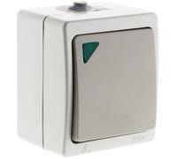 Zenitech Interrupteur va-et-Vient + Voyant Lumineux intégré