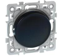 Eur'ohm square - interrupteur va et vient anthracite - réf : 60301