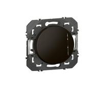 Interrupteur ou va-et-vient avec voyant témoin dooxie 10ax 250v~ - noir