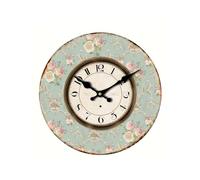 vA5cM7rK horloges suspendues Horloge Murale Ronde for la décoration intérieure, Horloge Rustique de Salon, Pile AA (Non Incluse)(20cm)