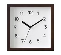 vA5cM7rK horloges suspendues Modern Wall Clock for Living Room Silent Operation Battery Powered Practical(Walnut)