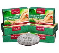 Vaadi Herbals coude genou Pied Gommage au savon 6x75g