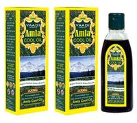 Vaadi Herbals Value Pack d'Amla Cool avec de l'huile Brahmi et d'extraits d'Amla, 200 ml X 2