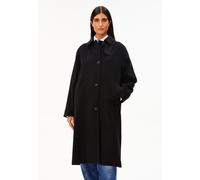 VAANOISE WOOL | Manteau en laine recy noir (XL)