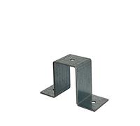 Vabenco Collier de serrage rectangulaire haut pour tube rectangulaire, carré et galvanisé, 15 x 30, 20 x 30, 20 x 40, 25 x 50, 30 x 40, 40 x 50, 30 x 60, 40 x 80, acier galvanisé, montage mural,