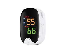 VABOO Oxymètre de Doigt Professionnel - Mesure Précise de la Saturation en Oxygène (SpO2) et de la Fréquence Cardiaque, Écran LED/OLED, Indice de Perfusion - Pour Adulte et Enfant