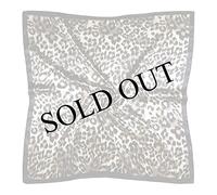 Vabovin Foulard carré en satin pour femme - 89 x 89 cm - Couleur unie, 46- Bronze Leopard